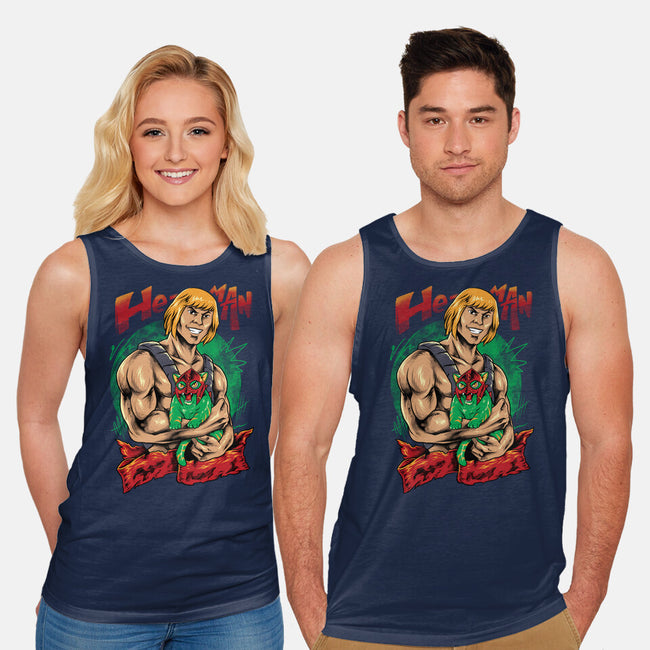Men Love Cat-Unisex-Basic-Tank-spoilerinc