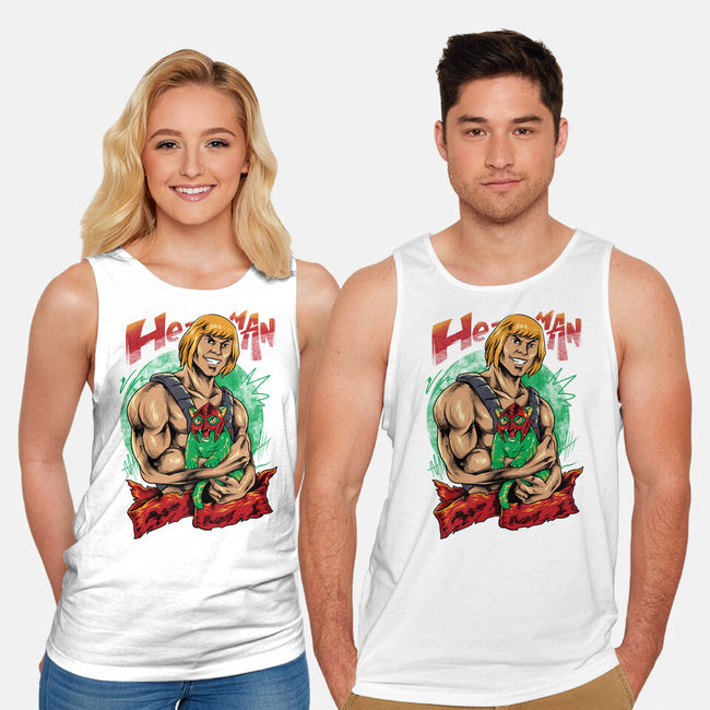 Men Love Cat-Unisex-Basic-Tank-spoilerinc