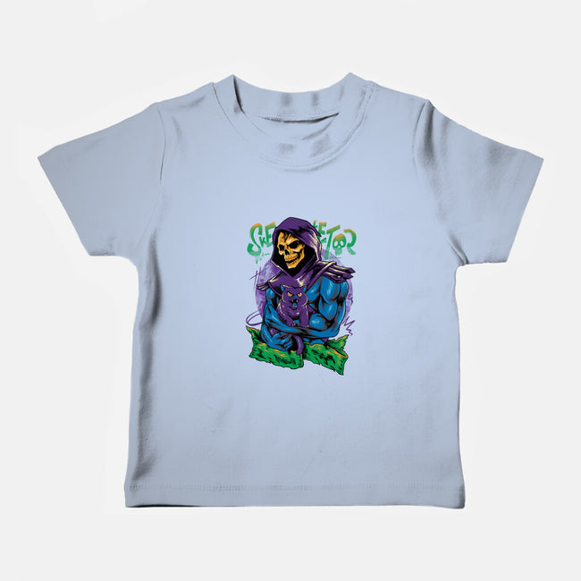 Skull Love Cat-Baby-Basic-Tee-spoilerinc