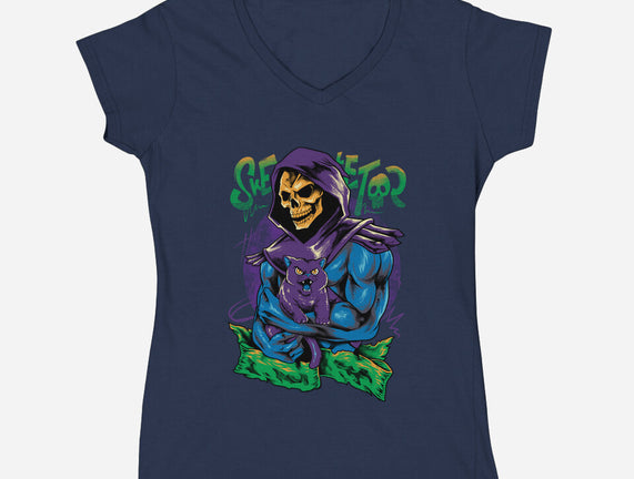 Skull Love Cat