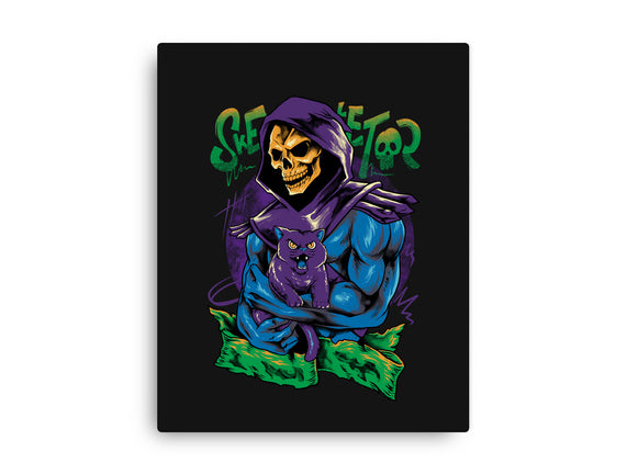 Skull Love Cat