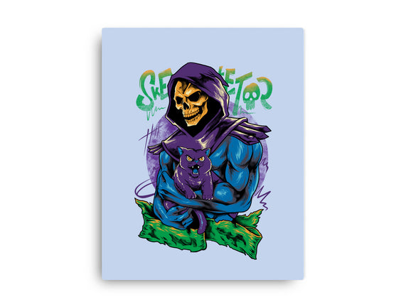 Skull Love Cat