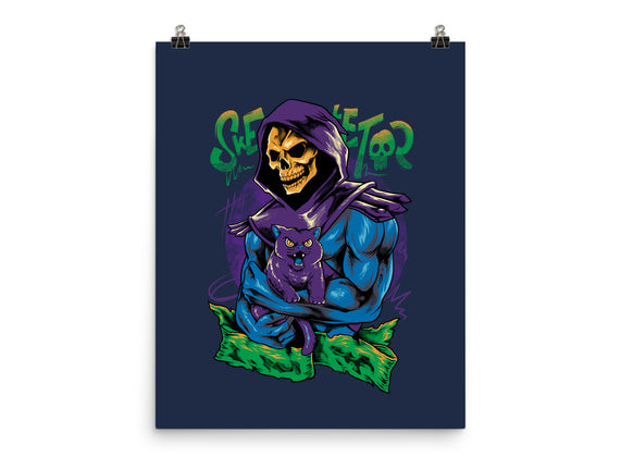 Skull Love Cat