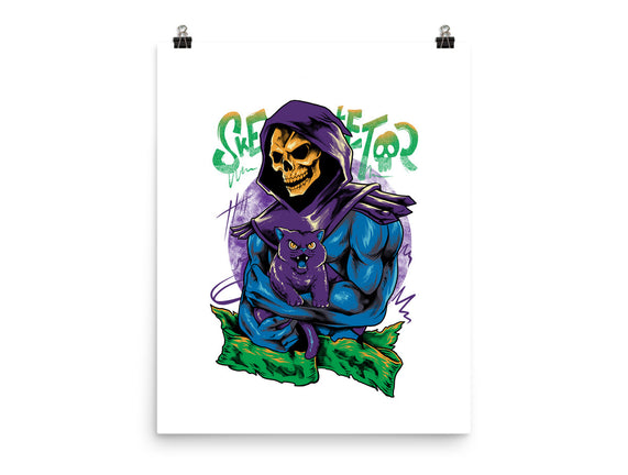 Skull Love Cat