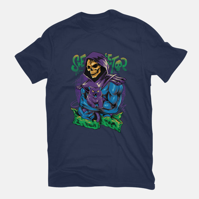 Skull Love Cat-Youth-Basic-Tee-spoilerinc