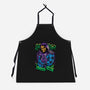 Skull Love Cat-Unisex-Kitchen-Apron-spoilerinc