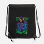Skull Love Cat-None-Drawstring-Bag-spoilerinc
