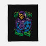 Skull Love Cat-None-Fleece-Blanket-spoilerinc