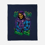 Skull Love Cat-None-Fleece-Blanket-spoilerinc