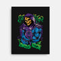 Skull Love Cat-None-Stretched-Canvas-spoilerinc