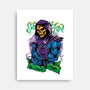 Skull Love Cat-None-Stretched-Canvas-spoilerinc