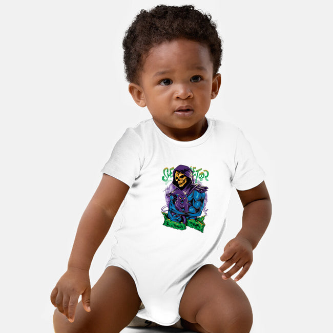 Skull Love Cat-Baby-Basic-Onesie-spoilerinc