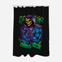 Skull Love Cat-None-Polyester-Shower Curtain-spoilerinc