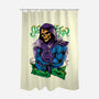 Skull Love Cat-None-Polyester-Shower Curtain-spoilerinc
