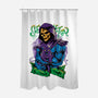 Skull Love Cat-None-Polyester-Shower Curtain-spoilerinc