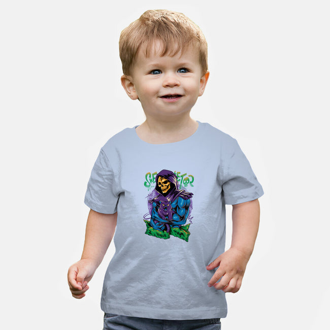 Skull Love Cat-Baby-Basic-Tee-spoilerinc