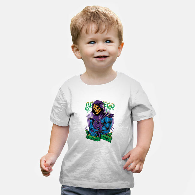 Skull Love Cat-Baby-Basic-Tee-spoilerinc