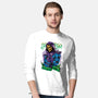 Skull Love Cat-Mens-Long Sleeved-Tee-spoilerinc