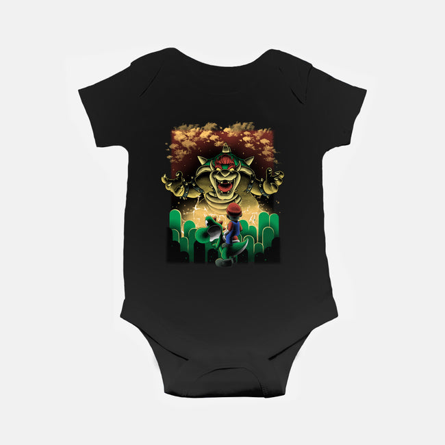 Final Boss Rampage-Baby-Basic-Onesie-Astrobot Invention