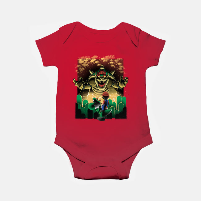 Final Boss Rampage-Baby-Basic-Onesie-Astrobot Invention