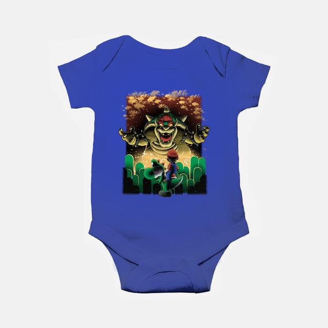 Final Boss Rampage-Baby-Basic-Onesie-Astrobot Invention