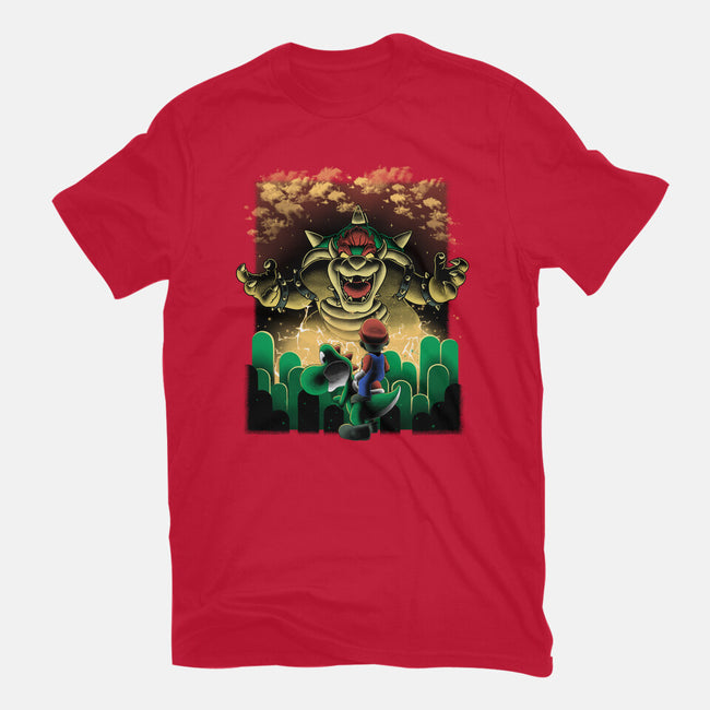 Final Boss Rampage-Mens-Basic-Tee-Astrobot Invention