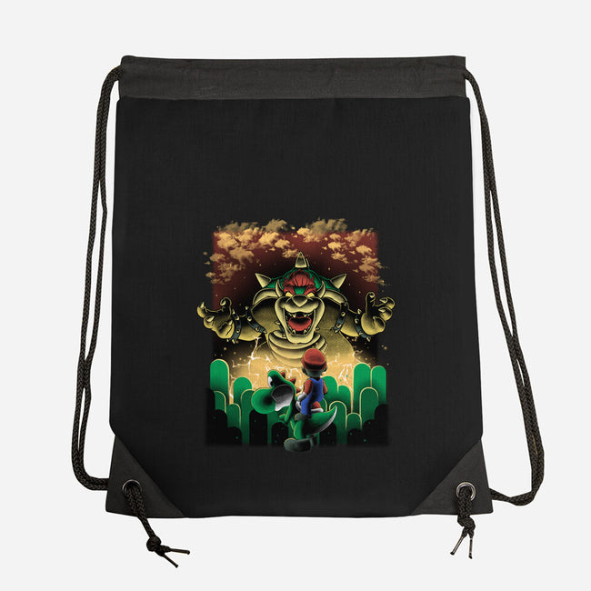 Final Boss Rampage-None-Drawstring-Bag-Astrobot Invention