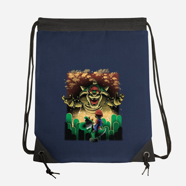 Final Boss Rampage-None-Drawstring-Bag-Astrobot Invention