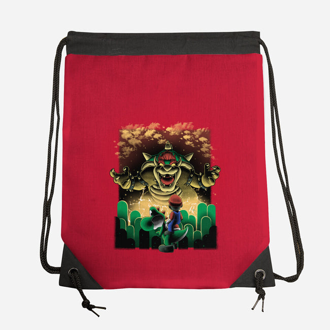 Final Boss Rampage-None-Drawstring-Bag-Astrobot Invention