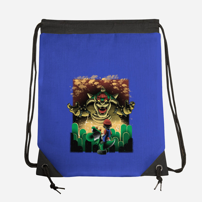 Final Boss Rampage-None-Drawstring-Bag-Astrobot Invention