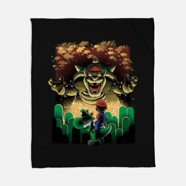 Final Boss Rampage-None-Fleece-Blanket-Astrobot Invention