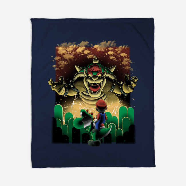 Final Boss Rampage-None-Fleece-Blanket-Astrobot Invention