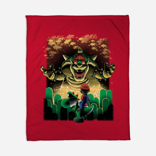 Final Boss Rampage-None-Fleece-Blanket-Astrobot Invention