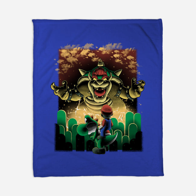 Final Boss Rampage-None-Fleece-Blanket-Astrobot Invention