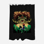 Final Boss Rampage-None-Polyester-Shower Curtain-Astrobot Invention