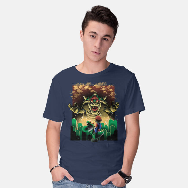 Final Boss Rampage-Mens-Basic-Tee-Astrobot Invention
