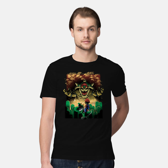Final Boss Rampage-Mens-Premium-Tee-Astrobot Invention