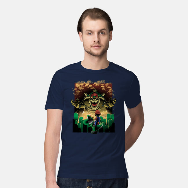 Final Boss Rampage-Mens-Premium-Tee-Astrobot Invention
