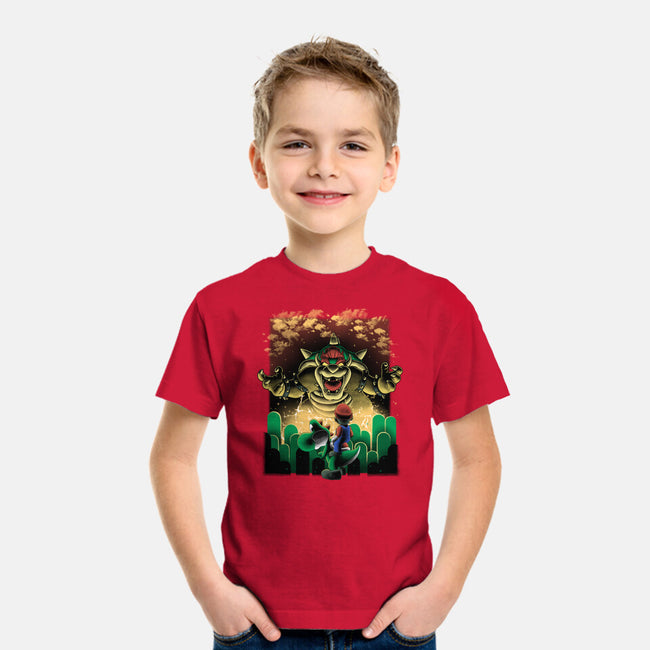 Final Boss Rampage-Youth-Basic-Tee-Astrobot Invention