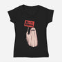 Be Paranormal-Womens-V-Neck-Tee-eduely