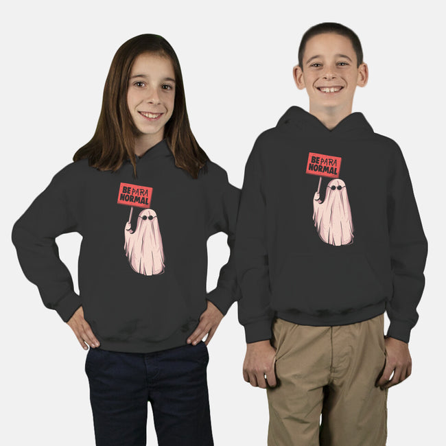 Be Paranormal-Youth-Pullover-Sweatshirt-eduely