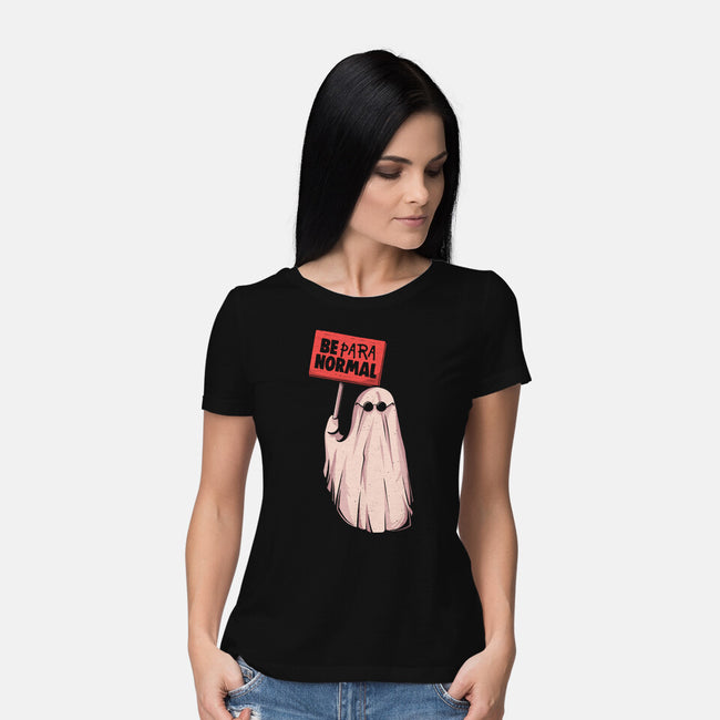 Be Paranormal-Womens-Basic-Tee-eduely