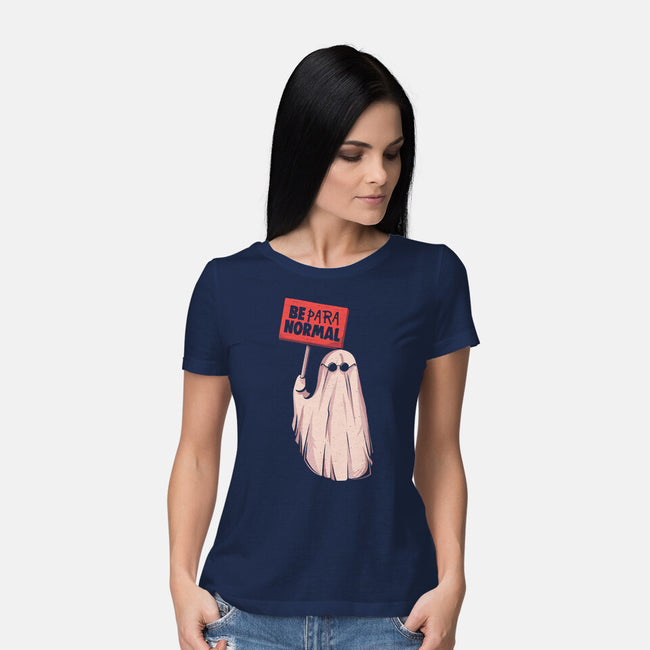 Be Paranormal-Womens-Basic-Tee-eduely