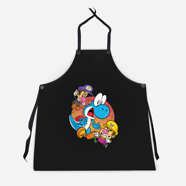 Dino Crysis-Unisex-Kitchen-Apron-Bernard Gumz
