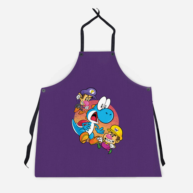 Dino Crysis-Unisex-Kitchen-Apron-Bernard Gumz