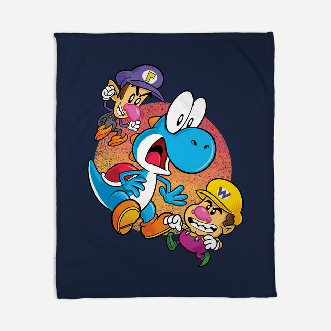 Dino Crysis-None-Fleece-Blanket-Bernard Gumz