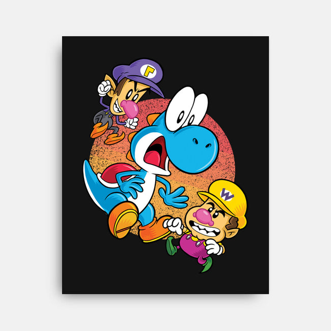 Dino Crysis-None-Stretched-Canvas-Bernard Gumz