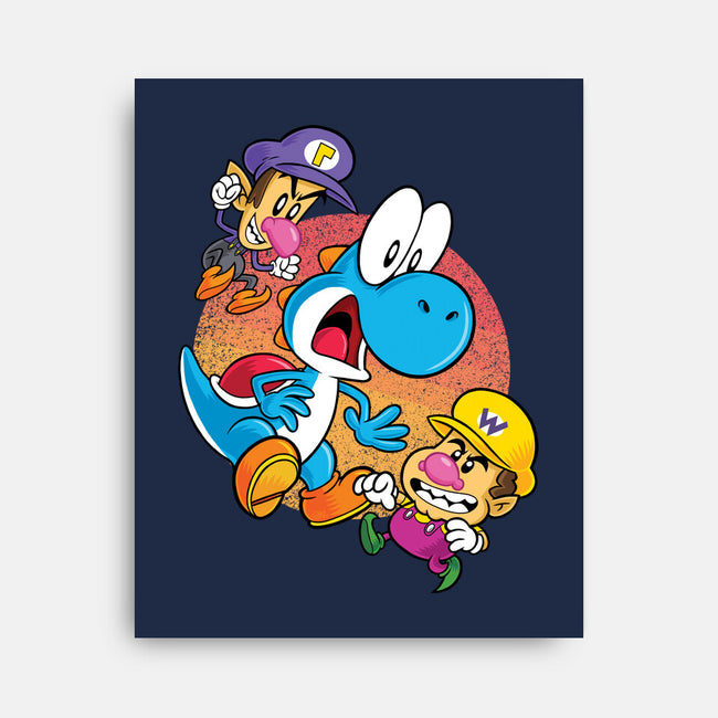 Dino Crysis-None-Stretched-Canvas-Bernard Gumz