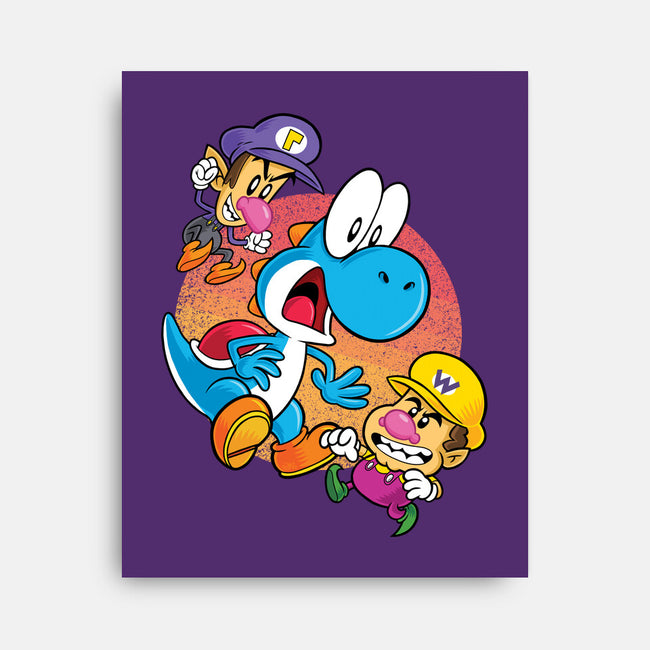 Dino Crysis-None-Stretched-Canvas-Bernard Gumz