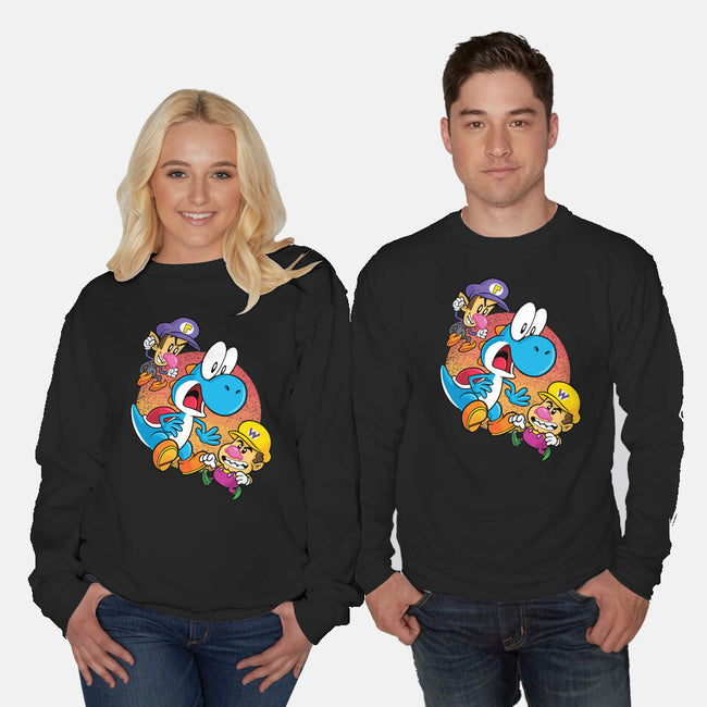 Dino Crysis-Unisex-Crew Neck-Sweatshirt-Bernard Gumz